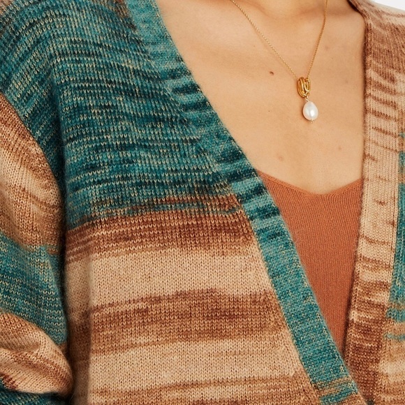 Intermix Gwyneth Space Dye Wool-Blend Cardigan - Picture 2 of 5